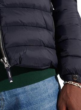 Veste Superdry Fuji Bleu Bleu Marine pour Homme