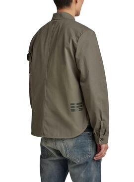 Surchemise Collier de Support G-Star Vert Pour Homme