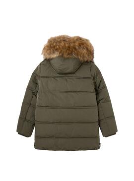 Parka Pepe Jeans Alexa Vert pour Fille