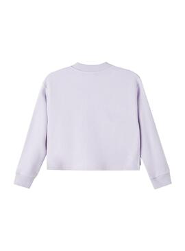 Sweat Name It Foka Lilas New York pour Fille