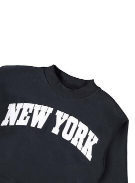 Sweat Name It Foka Bleu Marine New York pour Fille