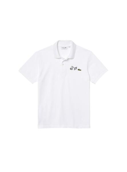 Polo lacoste mickey clearance homme