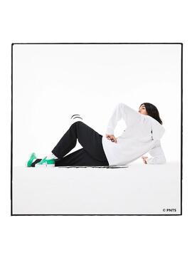 Sweat Lacoste Peanuts Blanc Femme y Homme