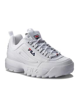 Baskets Fila Disruptor Low White pour homme