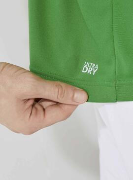 Polo Lacoste Sport Tennis Pique Vert pour Homme