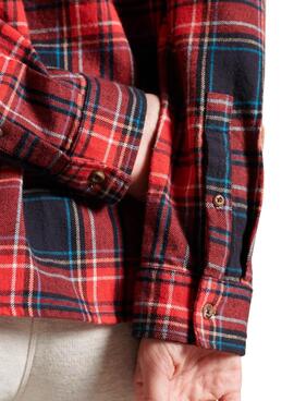 Chemise Superdry Classic Lumberjack Rouge Femme