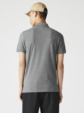 Polo Lacoste Petit Pique Gris pour Homme