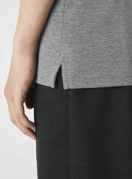 Polo Lacoste Petit Pique Gris pour Homme