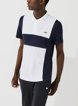 Polo Lacoste Sport Pique Colorblock pour Homme