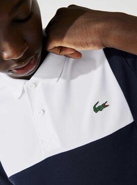 Polo Lacoste Sport Pique Colorblock pour Homme