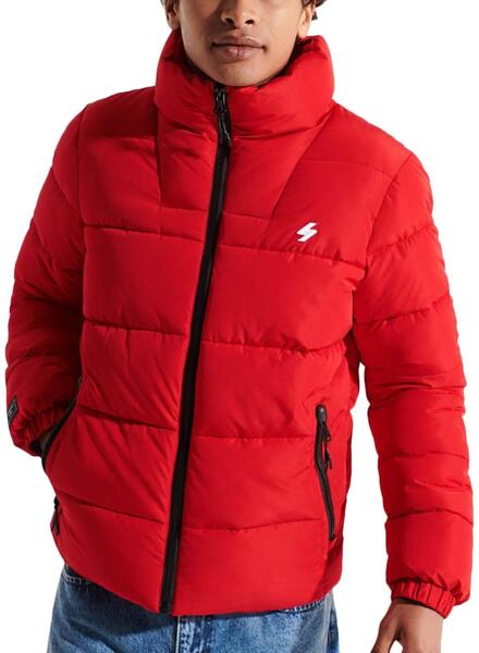Veste Superdry Sports Non Rouge pour Homme