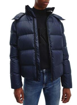 Veste Calvin Klein Essentials Bleu Marine Homme