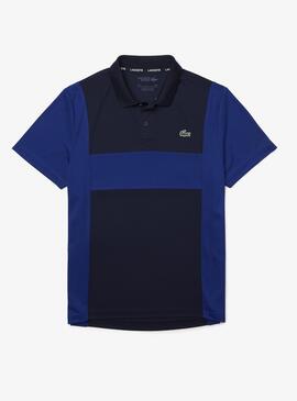 Polo Lacoste Sport Pique Bleu Marine pour Homme