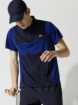Polo Lacoste Sport Pique Bleu Marine pour Homme