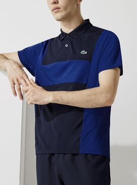 Polo Lacoste Sport Pique Bleu Marine pour Homme