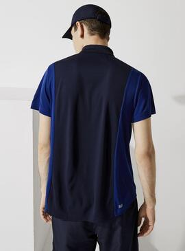 Polo Lacoste Sport Pique Bleu Marine pour Homme