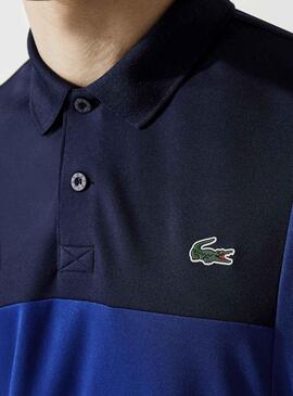 Polo Lacoste Sport Pique Bleu Marine pour Homme