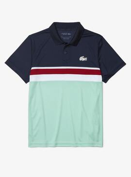 Polo Lacoste Sport Regular Fit Bleu Marine pour Homme