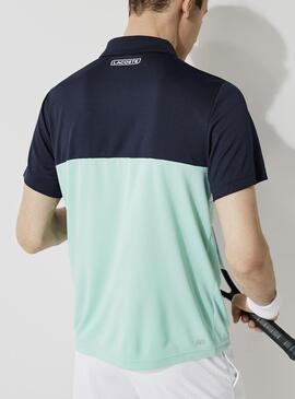 Polo Lacoste Sport Regular Fit Bleu Marine pour Homme