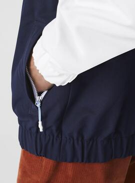 Veste Lacoste Héritage Bleu Marine pour Homme