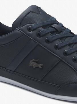 Baskets Lacoste Chaymon Bleu Marine pour Homme