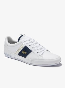 Baskets Lacoste Chaymon Logo Blanc pour Homme