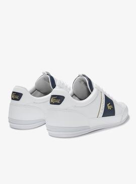 Baskets Lacoste Chaymon Logo Blanc pour Homme