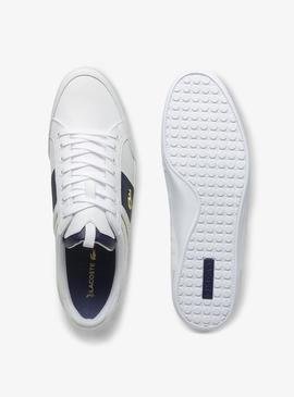 Baskets Lacoste Chaymon Logo Blanc pour Homme