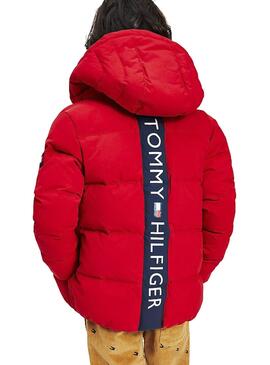 Veste Tommy Hilfiger Essential Padded Rouge Garçon