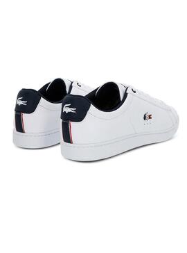 Chaussure Lacoste Carnaby Evo 119 Blanc pour Homme