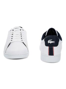 Chaussure Lacoste Carnaby Evo 119 Blanc pour Homme