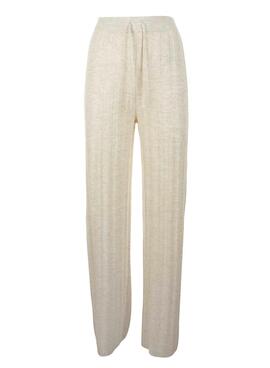 Pantalon Only New Tessa Knitted Beige pour Femme