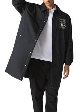 Parka Lacoste Blouson Noire Unisexe