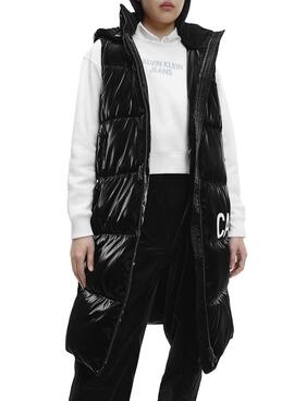 Gilet Calvin Klein Institutionnel Noire Femme