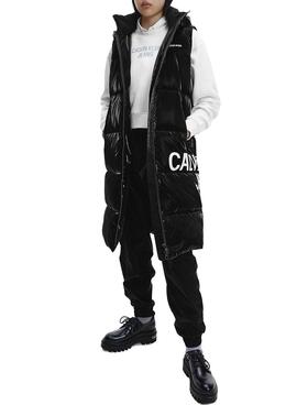Gilet Calvin Klein Institutionnel Noire Femme