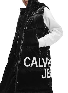 Gilet Calvin Klein Institutionnel Noire Femme