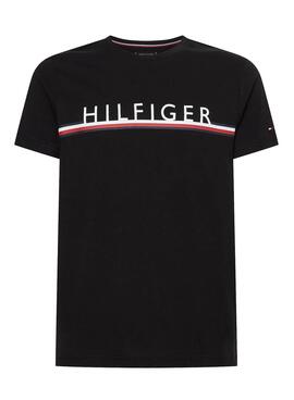 T-Shirt Tommy Hilfiger Copr Stripe Noire Homme