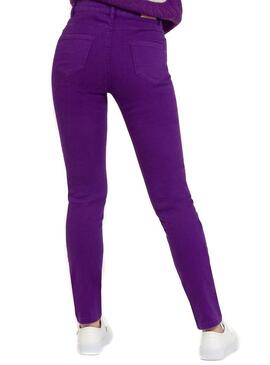 Pantalon Naf Naf Violet pour Femme