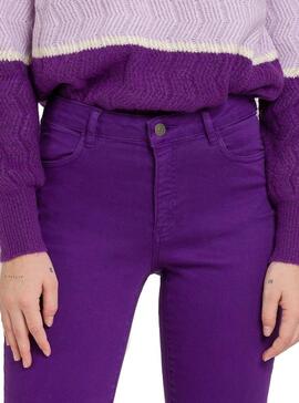 Pantalon Naf Naf Violet pour Femme