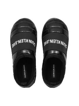 Baskets Calvin Klein Home Slipper Noire Femme