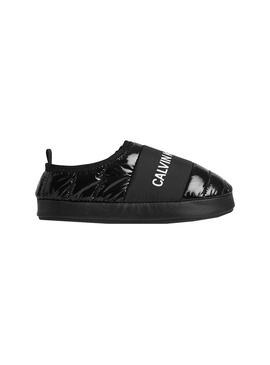 Baskets Calvin Klein Home Slipper Noire Femme