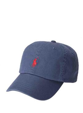 Casquette Polo Ralph Lauren Sport Bleu Marine pour Homme