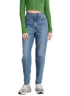 Jeans Levis High Loose Taper Bleu Femme