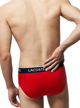 Slip Lacoste Slip Tricolore pour Homme