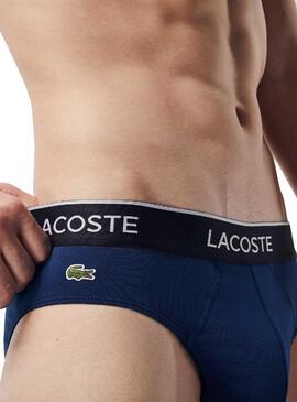 Slip Lacoste Slip Tricolore pour Homme