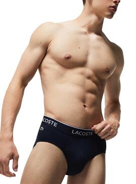 Slip Lacoste Slip Tricolore pour Homme