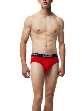 Slip Lacoste Slip Tricolore pour Homme