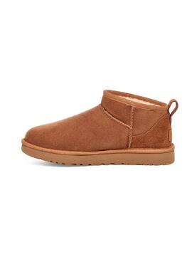 Bottes UGG W Classic Ultra Mini Chestnut pour femme