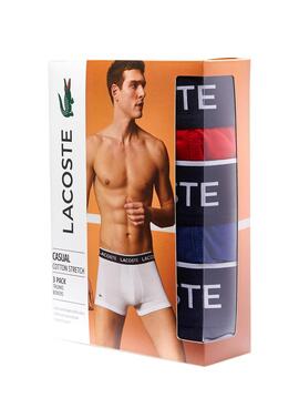 Pack 3 Slip Lacoste Boxer pour Homme