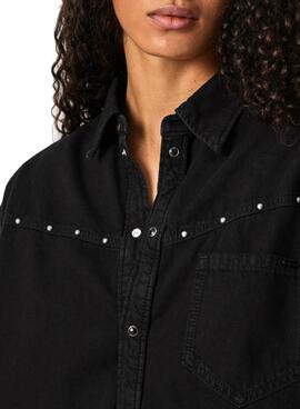 Chemise Pepe Jeans Lilith Noire pour Femme